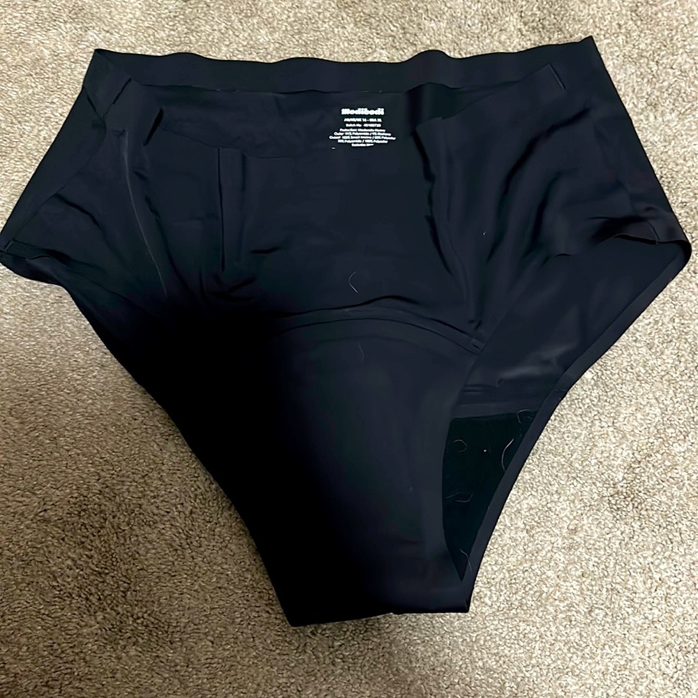 Breathable light underwear with built in padding. Size XL